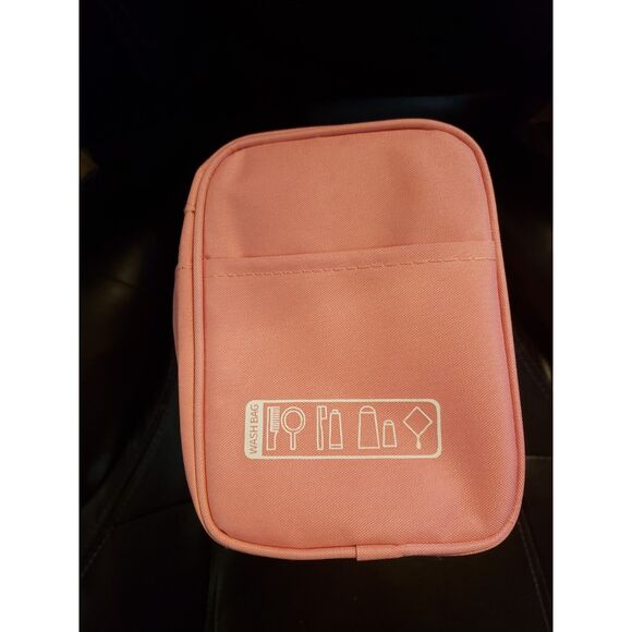 Sanrio Hello Kitty Pink Travel Cosmetic Bag Compartments Hanging Hook - Picture 6 of 10